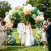 Sage Green Gold Balloon Arch Kit, Olive Dusty Green Sand White Confetti | Sage Olive Dusty Green Sand White Gold Confetti Balloons, for Wedding Bridal Shower Birthday Jungle Woodland Party Decor