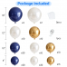 Navy Blue Gold Balloons Arch Kit, Double Stuffed Pearl White Blue Gold Chrome Balloons Garland Kit for Birthday Graduation Father's Day New Year Bridal Shower Wedding Party Decoration Navy Blue Gold Balloons Arch Kit, Double Stuffed Pearl White Blue Gold Chrome Balloons Garland Kit for Birthday Graduation Father's Day New Year Bridal Shower Wedding Party Decoration