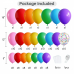 Rainbow Balloons Arch Kit,139 pcs Different Sizes Colorful Balloons for Colorful Fiesta Baby Shower Birthday Bridal Party Wedding Anniversary Decorations