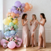 Pastel Balloon Arch Kit, Pastel Rainbow Latex Balloon with Colorful Confetti Party Balloons for Easter Birthday Bridal Shower Wedding Party Decoration
