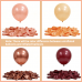Burgundy Rose Gold Balloon Garland Arch Kit, 139 pcs Champagne Gold Balloons Rose Gold Confetti Balloons for Women Girls Birthday Wedding Bridal Shower Party Anniversary Decoration