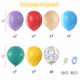 Rainbow Balloons,Light Purple Blue Colorful Balloons Assorted Colors,50pcs 12 inch Orange Slate Blue Mustard Yellow Balloons for Vintage Birthday Easter Party Decorations