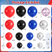 Black Red and Blue Balloon Arch Garland Kit, 129Pcs Red Black Blue Metallic Silver with Red Blue Confetti Balloons for Boys Spider Theme Birthday Graduation Hero Themed Party Decorations