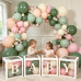Pink and Green Balloon Arch Kit, Sage Light Olive Dusty Green Light Pink Ivory Pastel Orange Balloons with Boxes for Gender Reveal Wedding Girl Birthday Boho Floral Party Decorations Pink and Green Balloon Arch Kit, Sage Light Olive Dusty Green Light Pink Ivory Pastel Orange Balloons with Boxes for Gender Reveal Wedding Girl Birthday Boho Floral Party Decorations