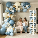 Dusty Blue Balloons Baby Shower Decorations for Boy, Dusty Blue Beige White Gold Confetti Balloon Arch Kit Baby Boxes with Letters for Gender Reveal Boy Birthday Wedding Bridal Party Decorations Dusty Blue Balloons Baby Shower Decorations for Boy, Dusty Blue Beige White Gold Confetti Balloon Arch Kit Baby Boxes with Letters for Gender Reveal Boy Birthday Wedding Bridal Party Decorations
