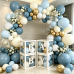 Dusty Blue Balloons Baby Shower Decorations for Boy, Dusty Blue Beige White Gold Confetti Balloon Arch Kit Baby Boxes with Letters for Gender Reveal Boy Birthday Wedding Bridal Party Decorations Dusty Blue Balloons Baby Shower Decorations for Boy, Dusty Blue Beige White Gold Confetti Balloon Arch Kit Baby Boxes with Letters for Gender Reveal Boy Birthday Wedding Bridal Party Decorations
