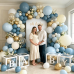 Dusty Blue Balloons Baby Shower Decorations for Boy, Dusty Blue Beige White Gold Confetti Balloon Arch Kit Baby Boxes with Letters for Gender Reveal Boy Birthday Wedding Bridal Party Decorations Dusty Blue Balloons Baby Shower Decorations for Boy, Dusty Blue Beige White Gold Confetti Balloon Arch Kit Baby Boxes with Letters for Gender Reveal Boy Birthday Wedding Bridal Party Decorations