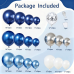 Blue White Silver Balloon Arch Kit, Navy Metallic Dark Light Blue Confetti | Blue and Silver Balloons, Navy Metallic Dark Light Blue Silver, for Birthday Graduation Fathers Day Retirement Party Decor Blue White Silver Balloon Arch Kit, Navy Metallic Dark Light Blue Confetti | Blue and Silver Balloons, Navy Metallic Dark Light Blue Silver, for Birthday Graduation Fathers Day Retirement Party Decor