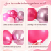 Hot Pink Balloon Arch Kit, Shades of Pink and Confetti, Party Decorations Hot Pink Balloon Arch Kit, Shades of Pink and Confetti, Party Decorations