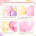 Pink Purple Yellow Pastel Balloon Arch Kit, Pink and Purple Balloons